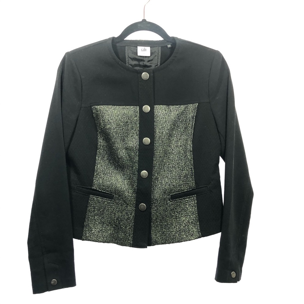 Cabi Media Jacket Size Small Snap Button